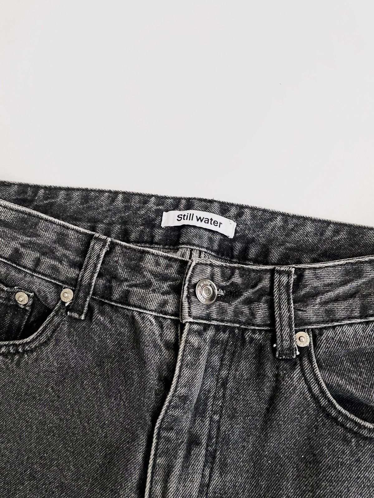 20471120 × Japanese Brand Still Water washed denim pants Japanese style Size 25" / US 0 / IT 36 - 8 Thumbnail