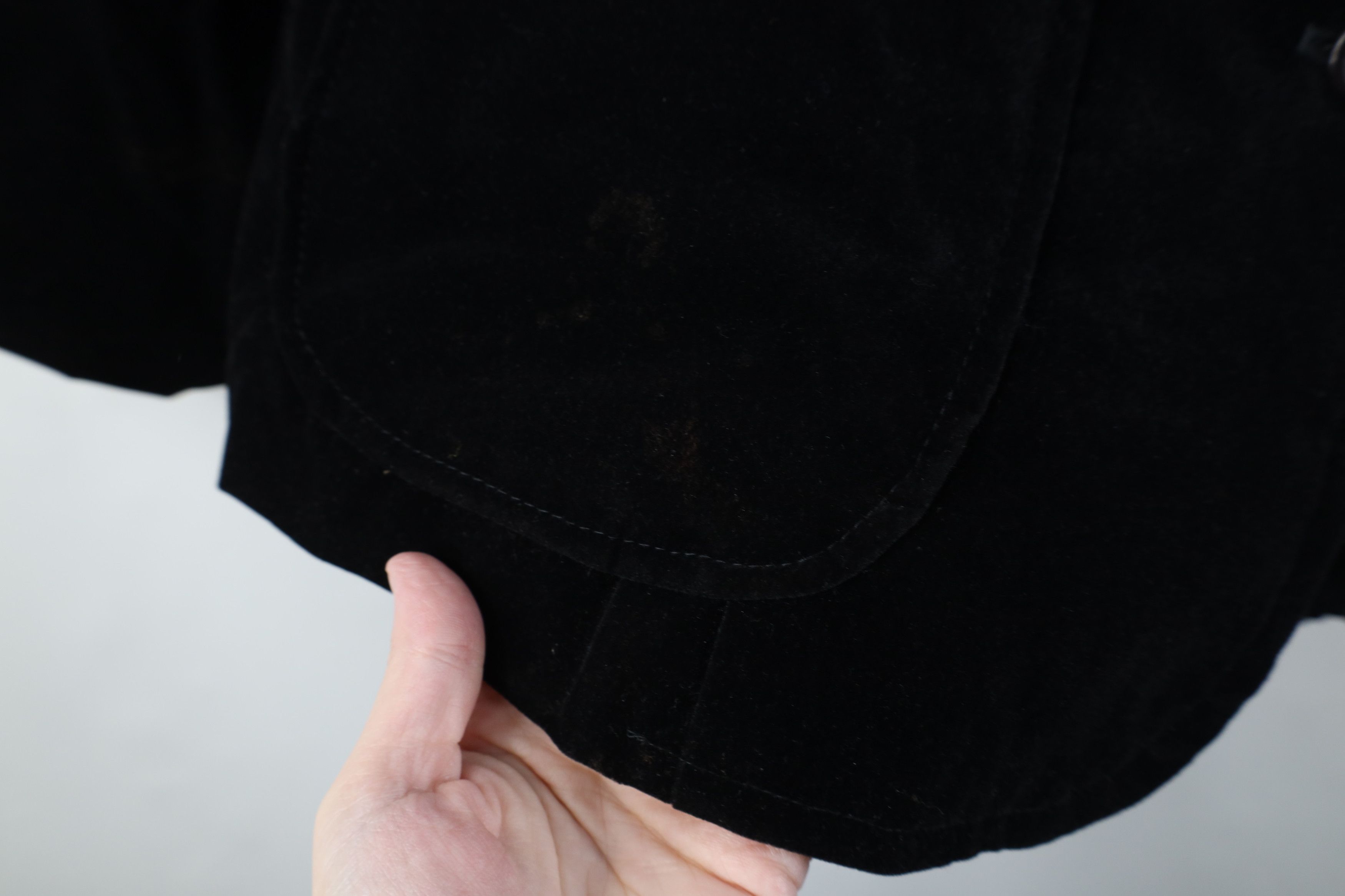 Vintage Vintage 60s Streetwear Velvet Velour Blazer Jacket Black USA Size L / US 10 / IT 46 - 5 Thumbnail