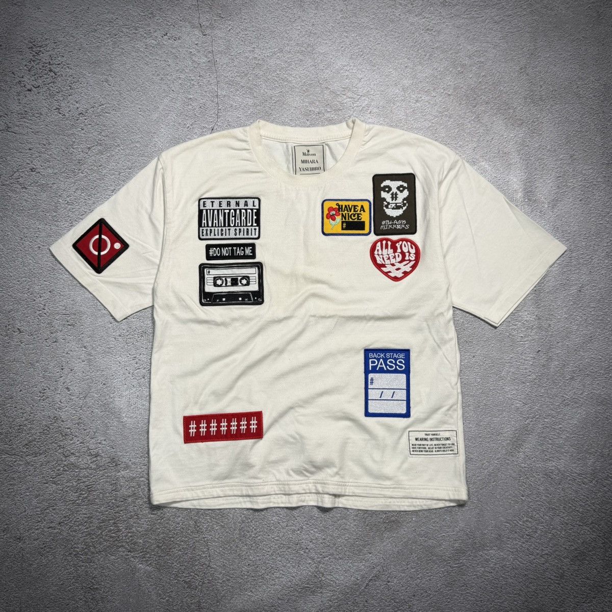 Maison MIHARA YASUHIRO MMY Patches T-shirt Size US L / EU 52-54 / 3 - 1 Thumbnail