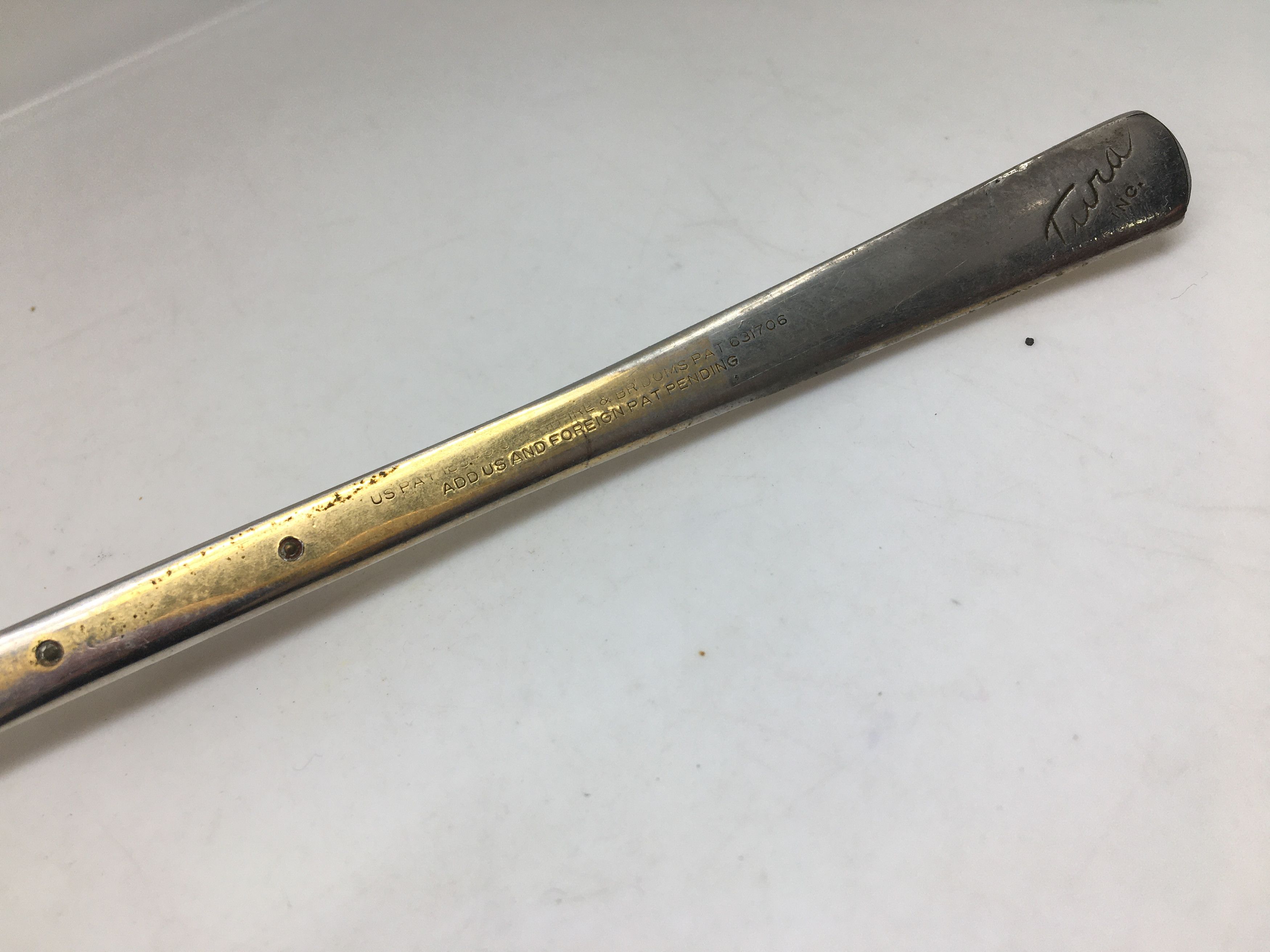Vintage Vintage 50s TURA Woman Aluminum Gold Cateye Eyeglasses Size ONE SIZE - 4 Thumbnail