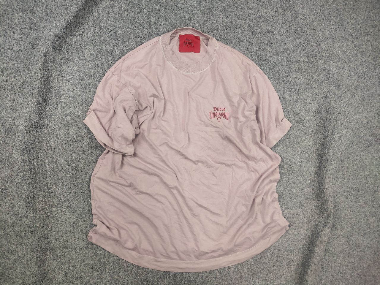 Dilara Findikoglu Dilara Findikoglu Design Oversized Pale pink logo Shirt Tee Size US M / EU 48-50 / 2 - 1 Thumbnail
