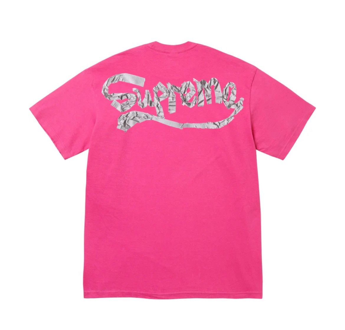 Supreme × Vintage Supreme Tape Tee Fuchsia Pink Size US M / EU 48-50 / 2 - 1 Thumbnail
