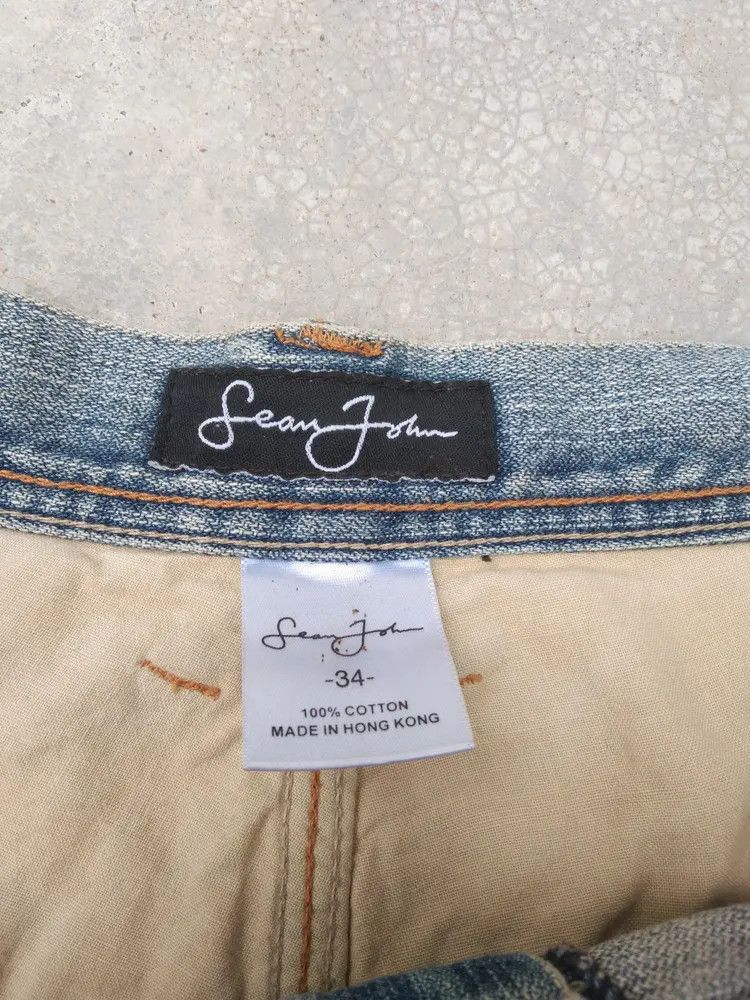 Jean × Vintage Vintage Sean John Straight Baggy Jeans 36x34 Size US 36 / EU 52 - 8 Thumbnail