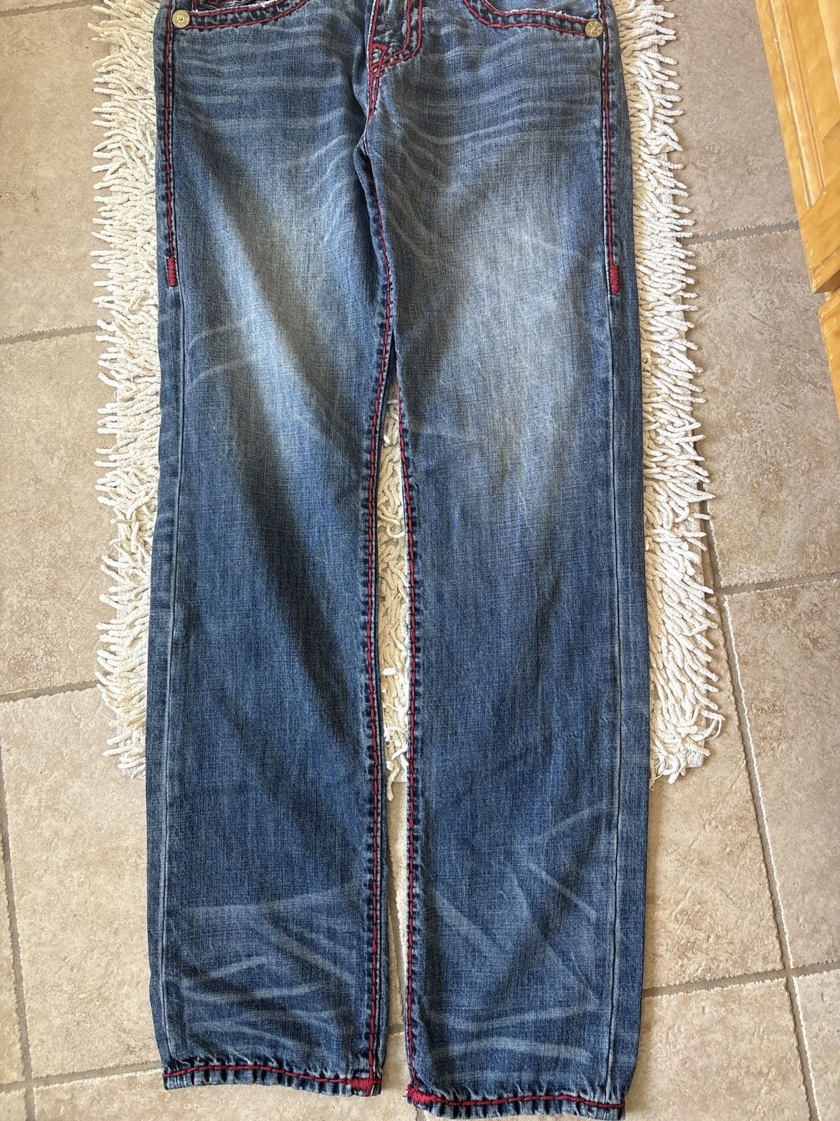 True Religion True Religion “Ricky” Red Stitching Size US 30 / EU 46 - 4 Thumbnail