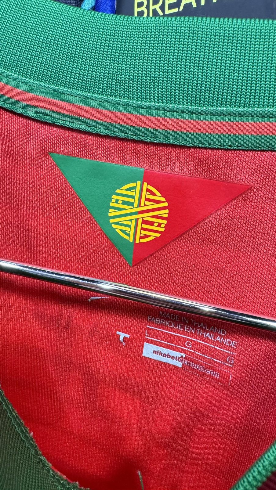 Nike Portugal World Cup 2014 home shirt #7 Ronaldo Size US L / EU 52-54 / 3 - 5 Thumbnail