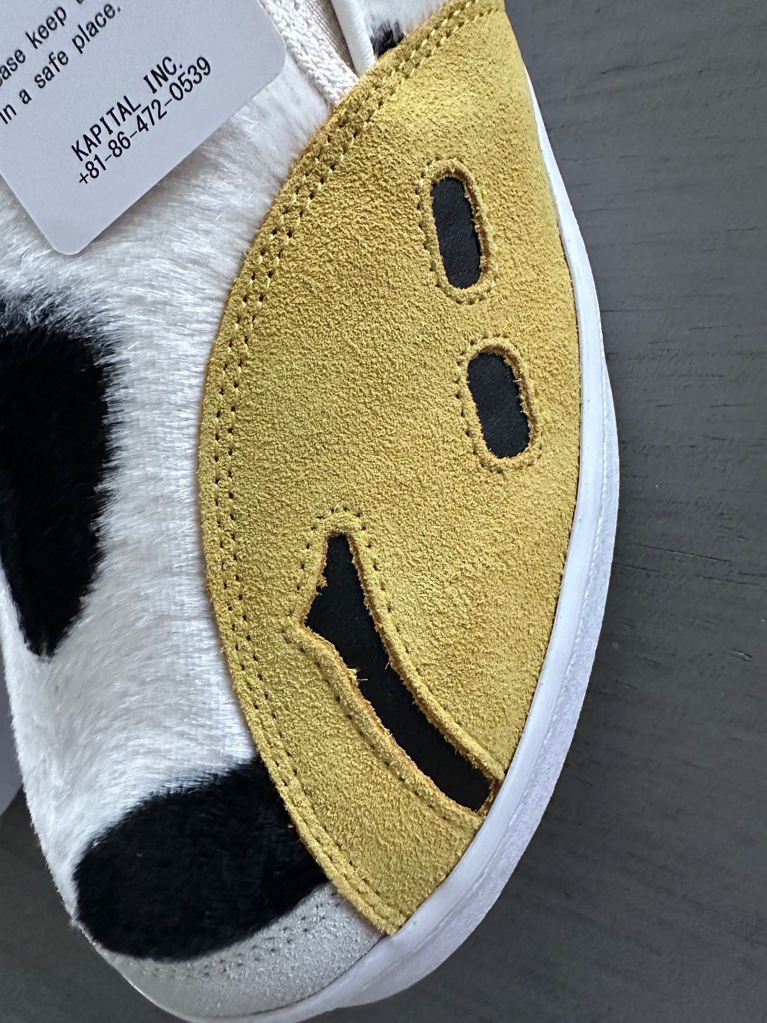 Kapital Kapital Cow Pattern Rain Smile Slip-On Shoe Size US 9.5 / EU 42-43 - 15 Thumbnail