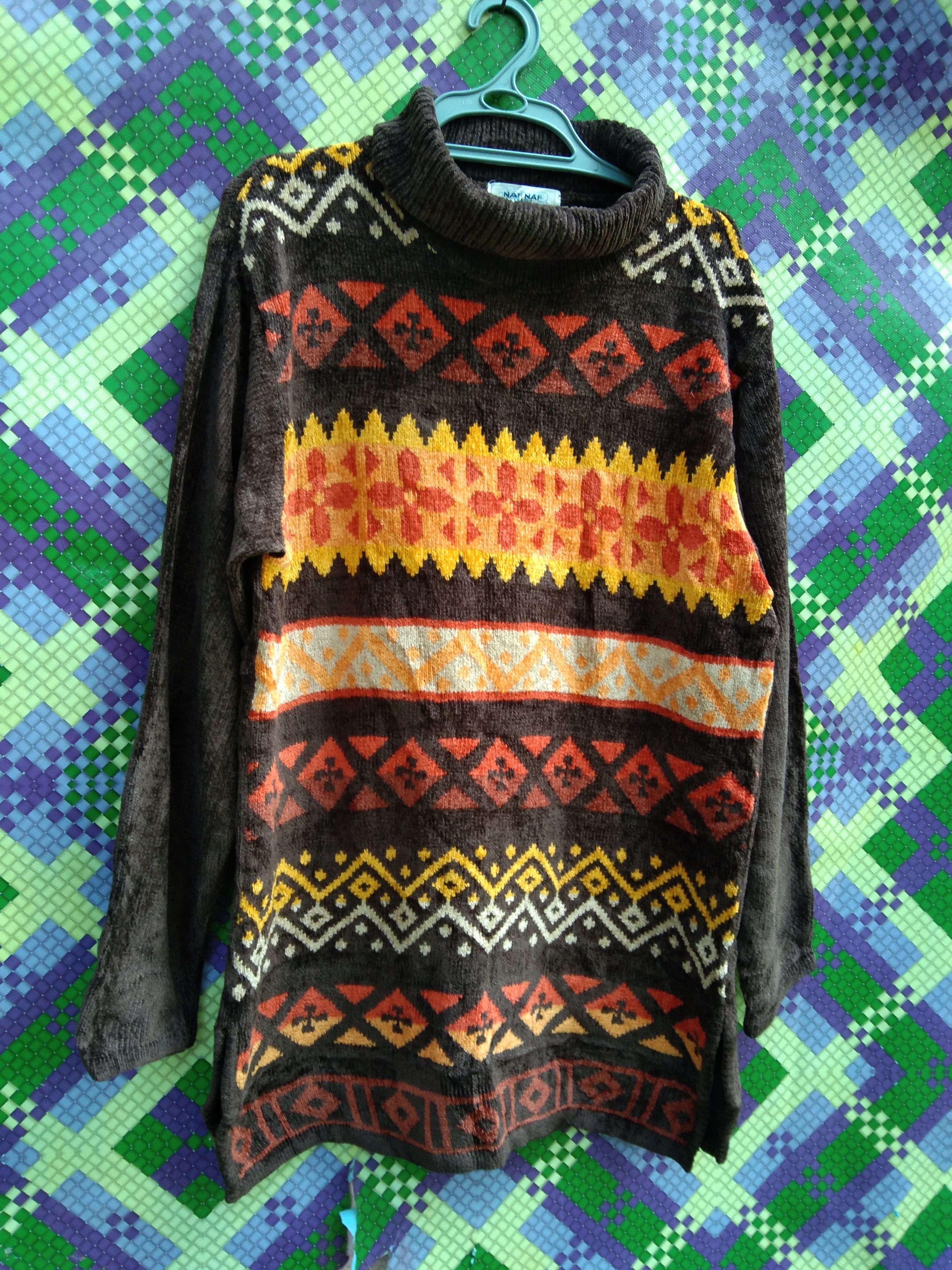 Homespun Knitwear NAF NAF NATIVE DESIGN TURTLENECK KNITWEAR Size US M / EU 48-50 / 2 - 2 Thumbnail