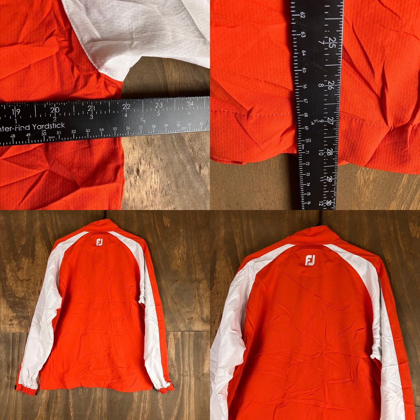 Footjoy Footjoy Men Jacket Orange 1/4 Zip Performance Athletic One Tree Golf Club Logo M Jacket Mens Orange 1/4 Zip Athletic Track Jacket Golf Logo Size US M / EU 48-50 / 2 - 8 Thumbnail