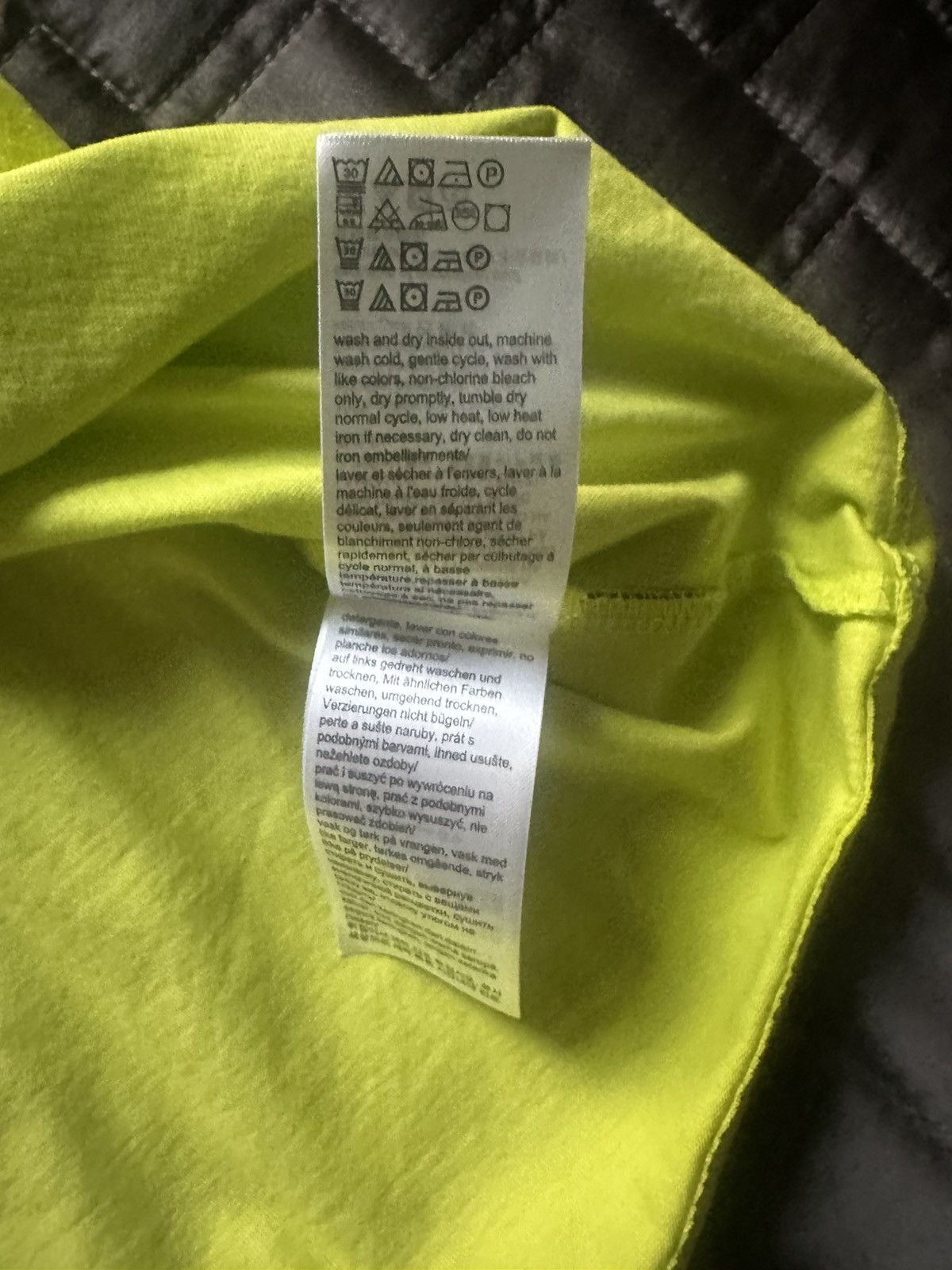 Calvin Klein Liquid Touch Calvin Klein Lime Green T-Shirt Size US L / EU 52-54 / 3 - 4 Thumbnail
