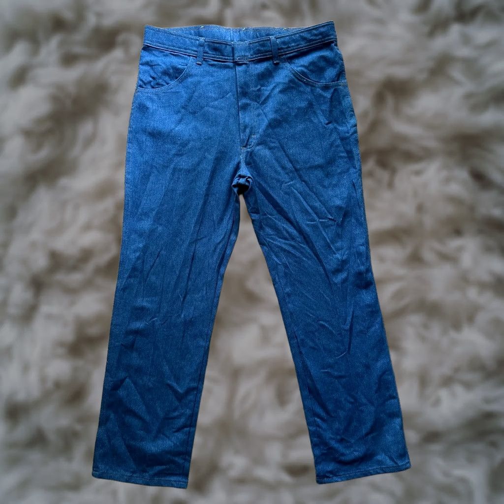 Wrangler Wrangler Jeans Mens 36x30 Regular Fit Mid Rise Blue Lighter Wash Denim 90s Cowboy Western Size US 36 / EU 52 - 1 Thumbnail