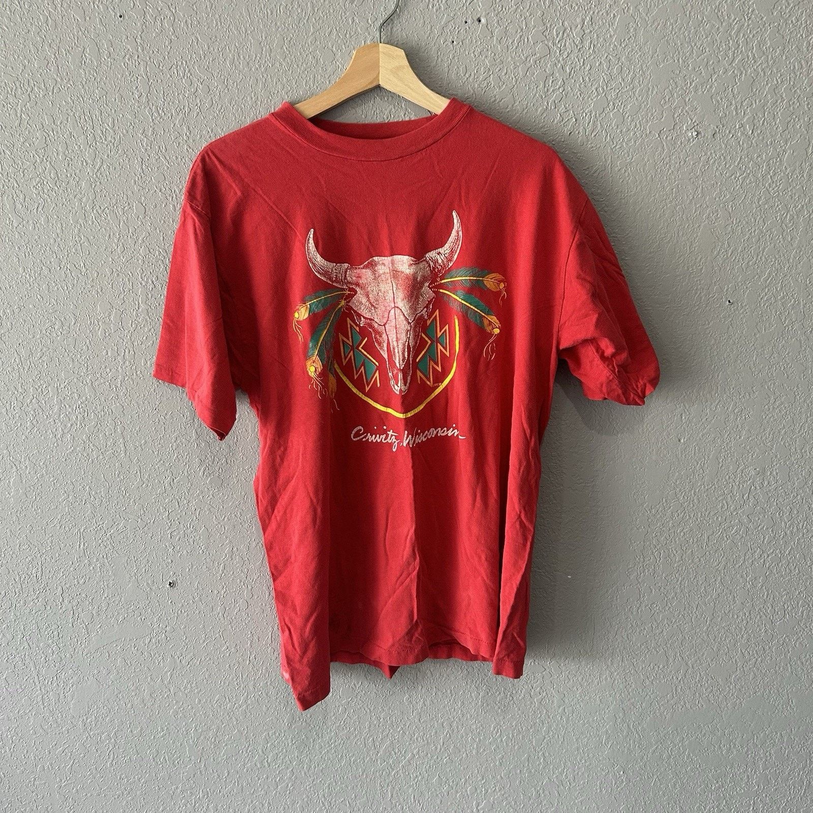 Vintage Vintage Alore Western Texas Cowboy Tshirt Men’s Large Single Size US L / EU 52-54 / 3 - 1 Thumbnail