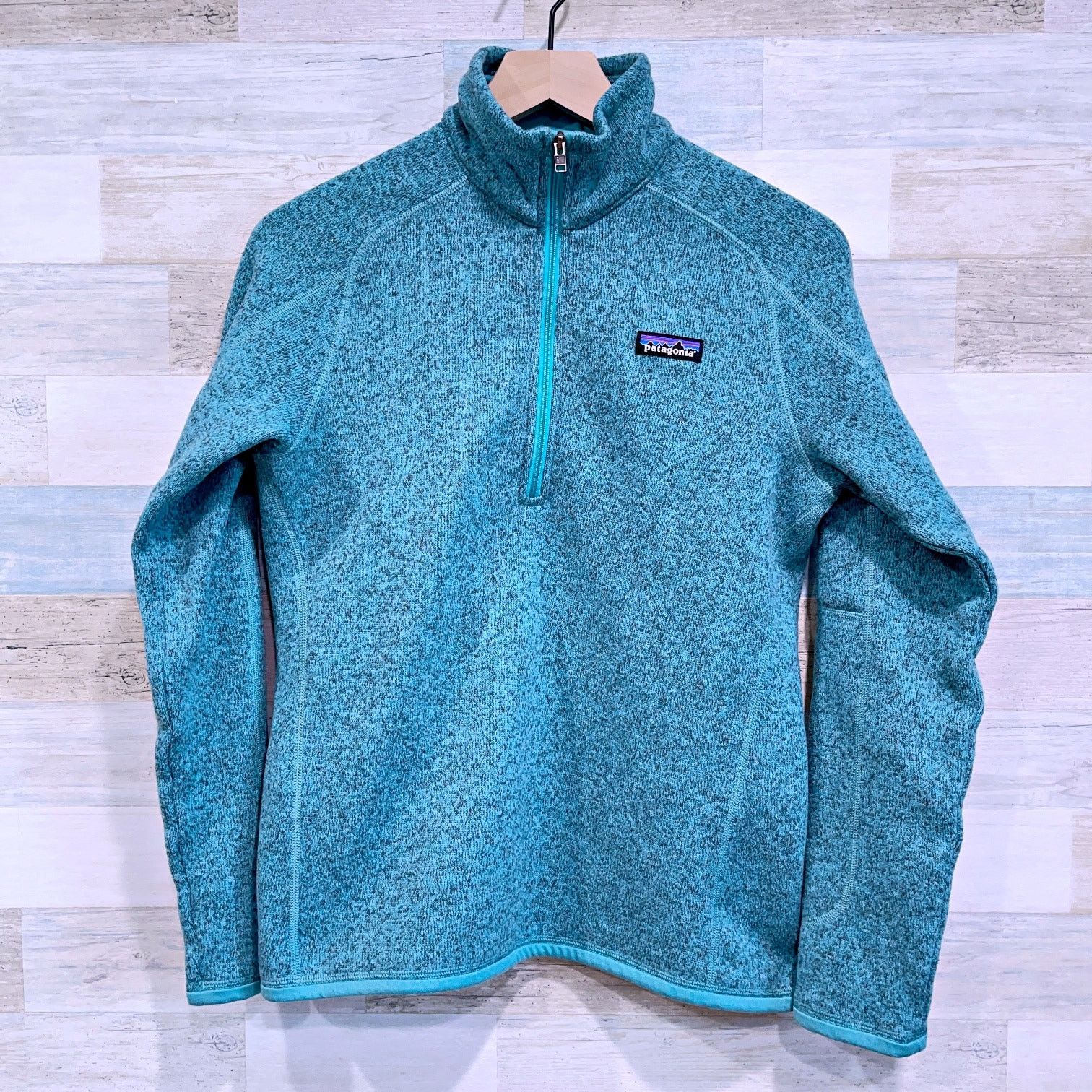 Patagonia Better Sweater Fleece Jacket Green 1/4 Zip Women M