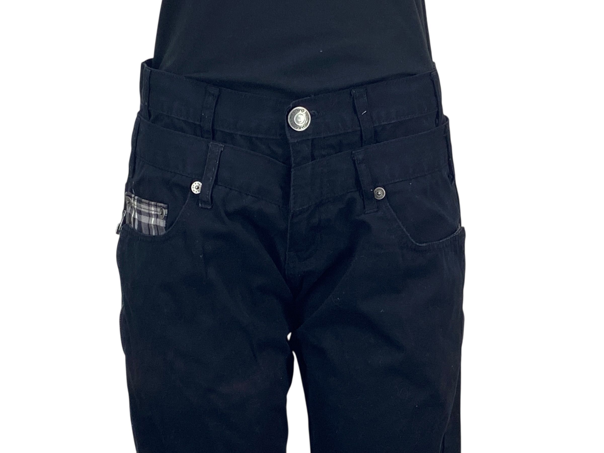Japanese Brand Nylaus Cropped Pants Goth Punk Cropped Size US 31 - 5 Thumbnail