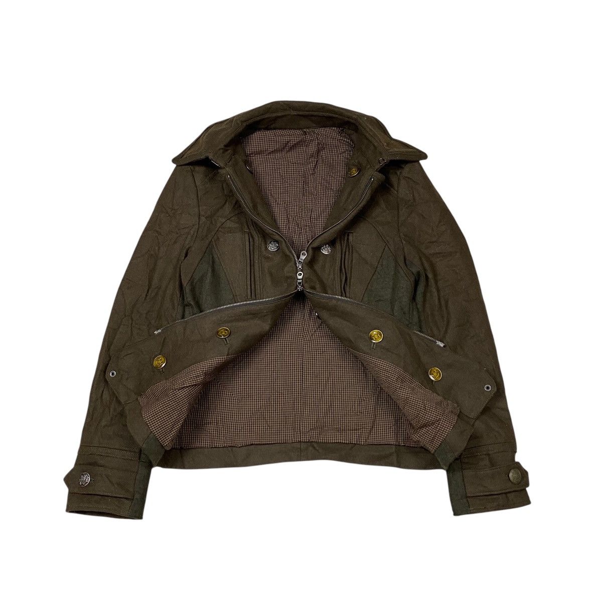 If Six Was Nine × Le Grande Bleu (L.G.B.) × PPFM PPFM Napoleon Wool Military Jacket Size US M / EU 48-50 / 2 - 3 Thumbnail