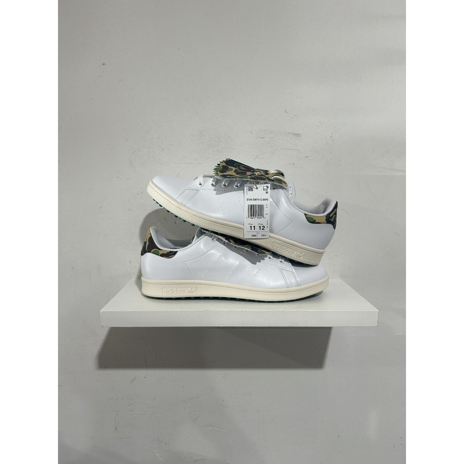 Adidas ADIDAS STAN SMITH GOLF BAPE 30TH ANNIVERSARY SIZE 11 NEW Size US 11 / EU 44 - 1 Thumbnail