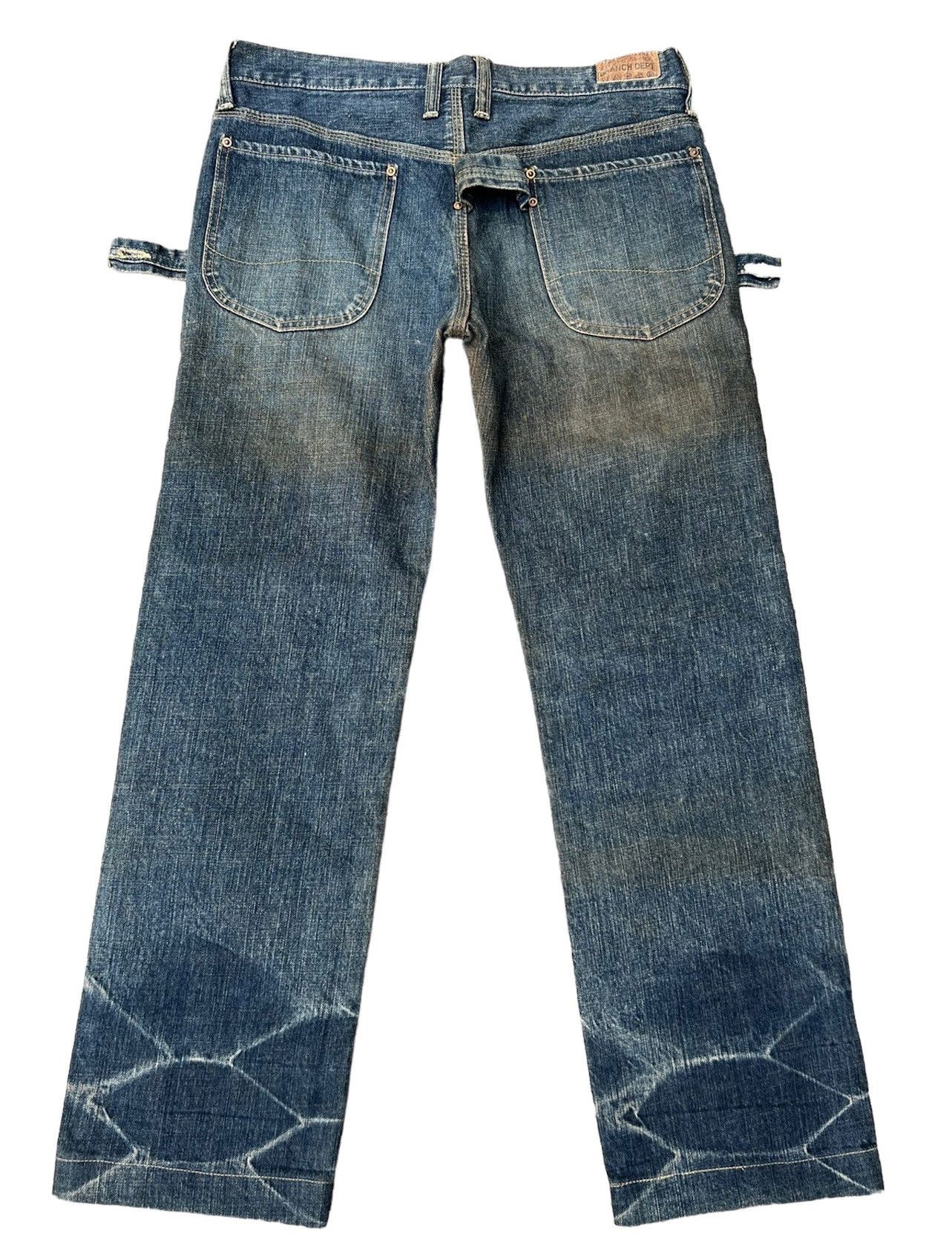 Vintage Vintage MEDICAL BRANCH Japan Heavy Denim Dirty Work Jeans Size US 30 / EU 46 - 2 Thumbnail