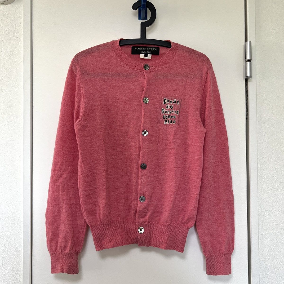Comme des Garcons Homme Plus SS09 Logo Cardigan Size US S / EU 44-46 / 1 - 1 Thumbnail