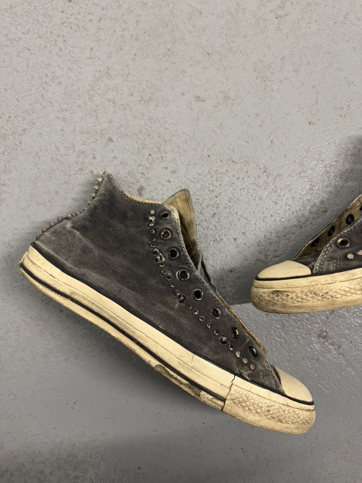Converse × John Varvatos John Varvatos x Convers Metal Rivets Sneakers Size US 13 / EU 46 - 4 Thumbnail
