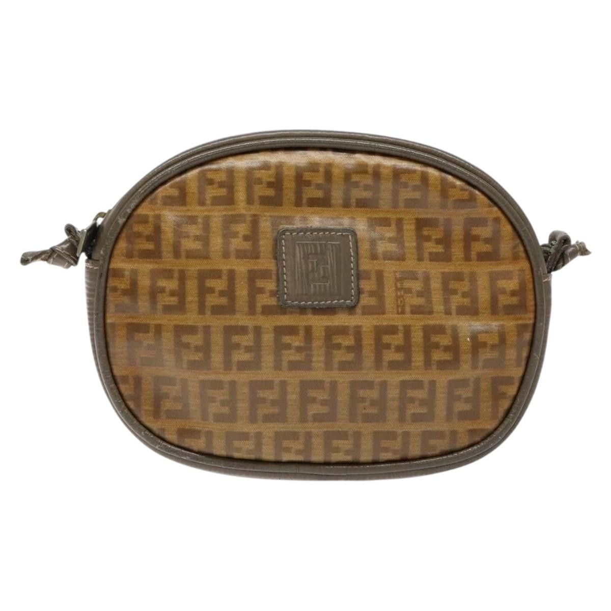 Fendi FENDI Zucchino Canvas Shoulder Bag Pvc Brown Size ONE SIZE - 2 Thumbnail