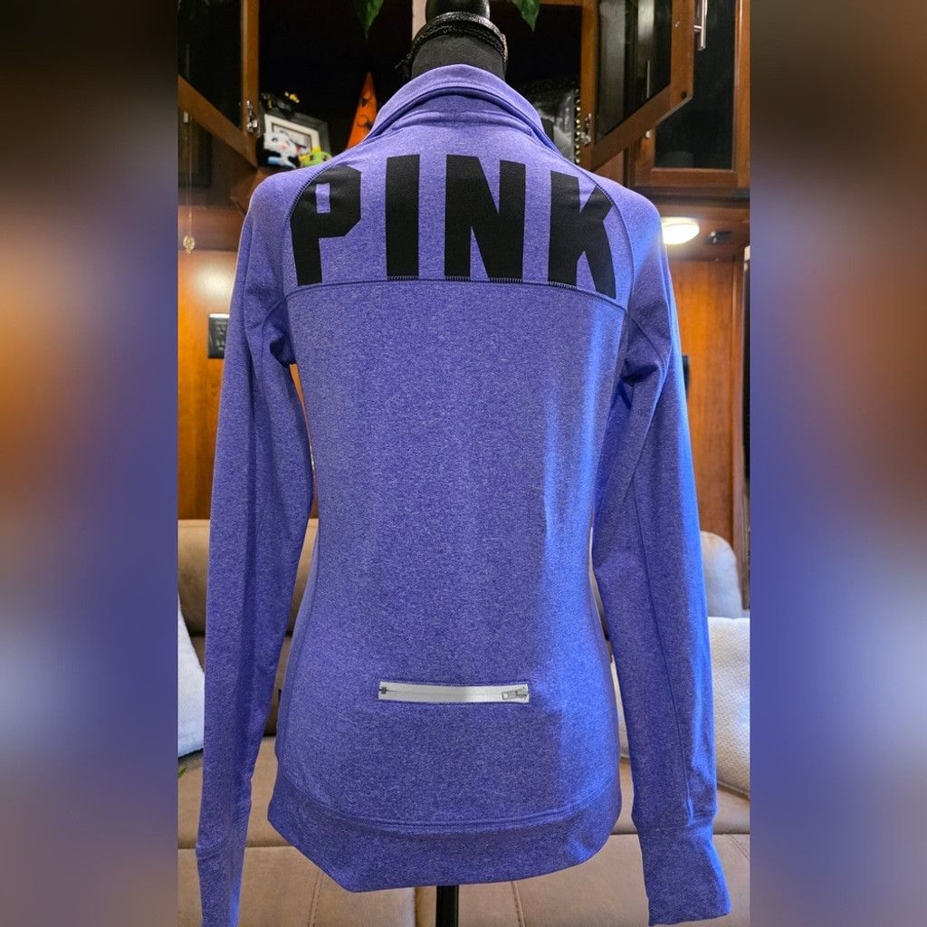 Pink PINK Purple and Black Quarter-Zip Pullover Size XS / US 0-2 / IT 36-38 - 5 Thumbnail