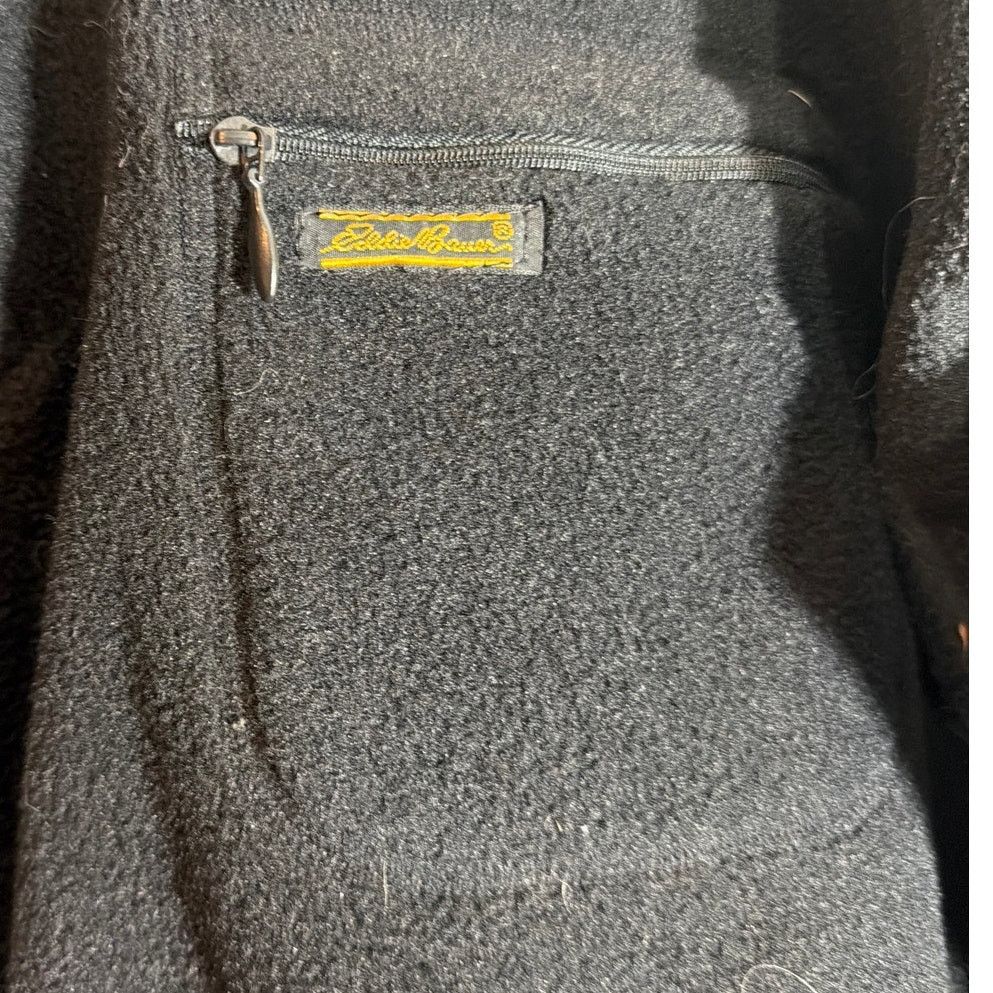 Eddie Bauer Eddie Bauer Sweater Mens XL Black Fleece Quarter Zip Pocket Size US XL / EU 56 / 4 - 2 Thumbnail