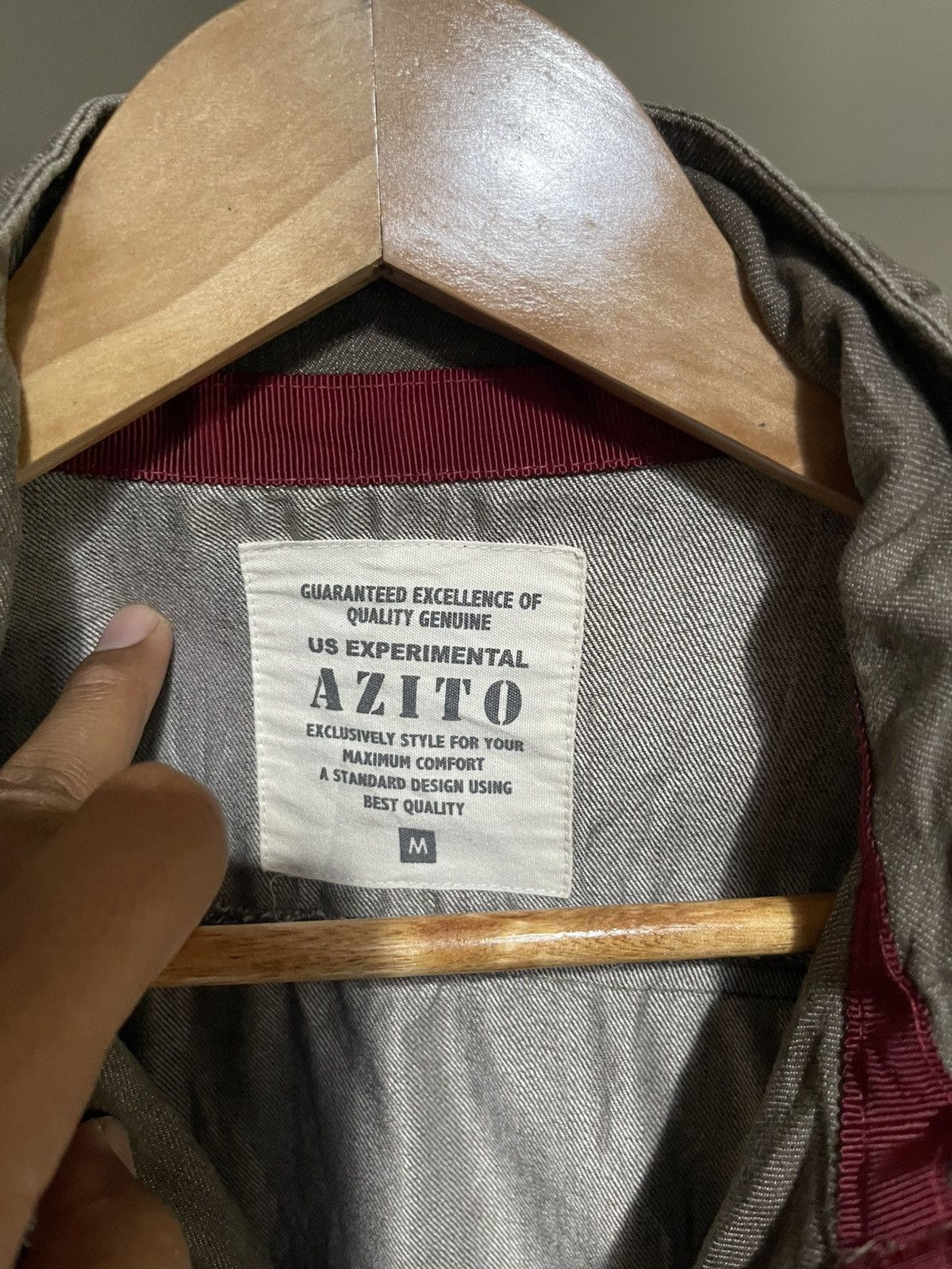 Japanese Brand Azito Light Denim Work Jacket Size US M / EU 48-50 / 2 - 4 Thumbnail