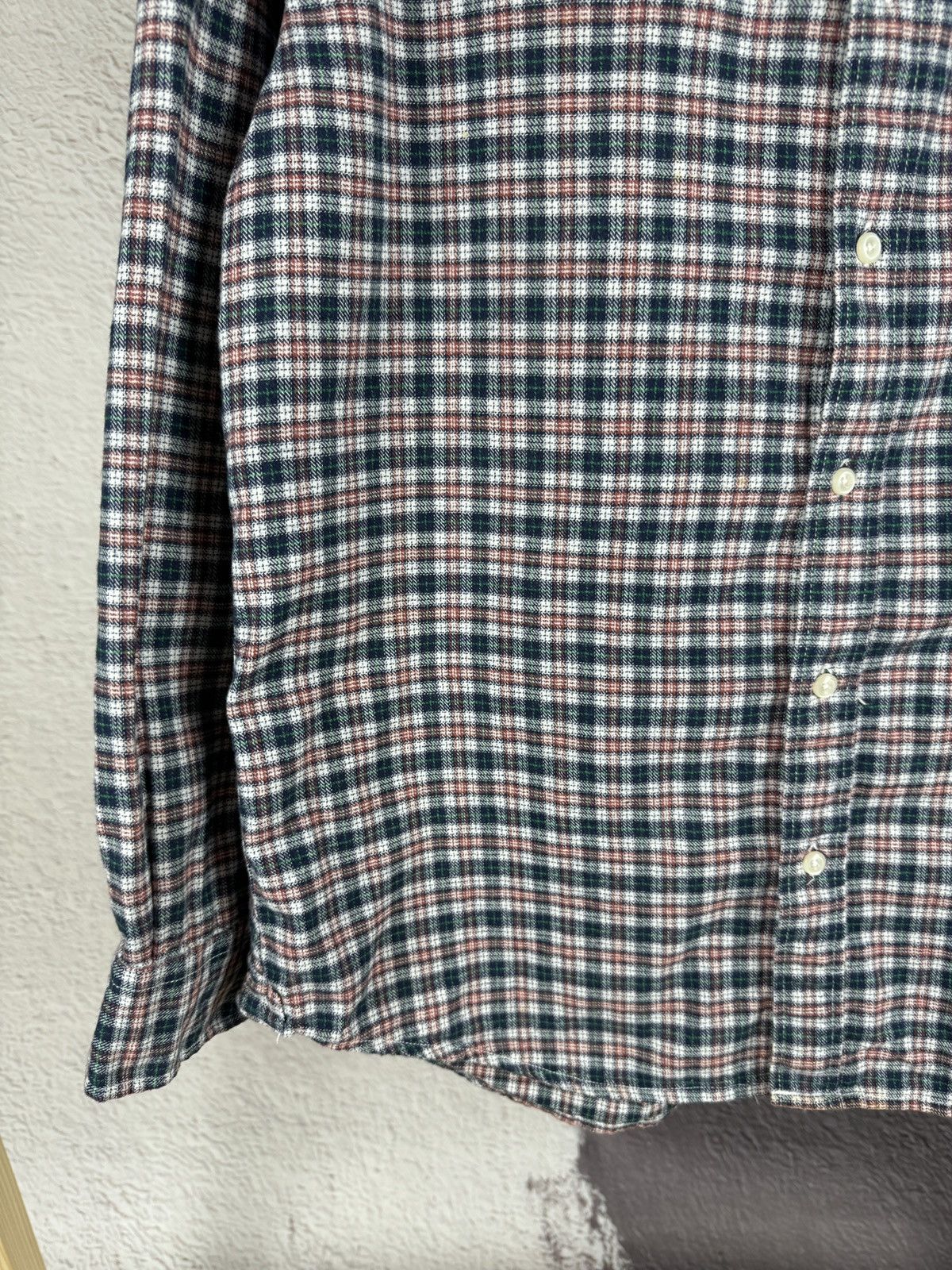 Japanese Brand × Kansai Yamamoto × Vintage Kansai Jeans vintage flannel long sleeve shirt checkered Size US L / EU 52-54 / 3 - 4 Thumbnail