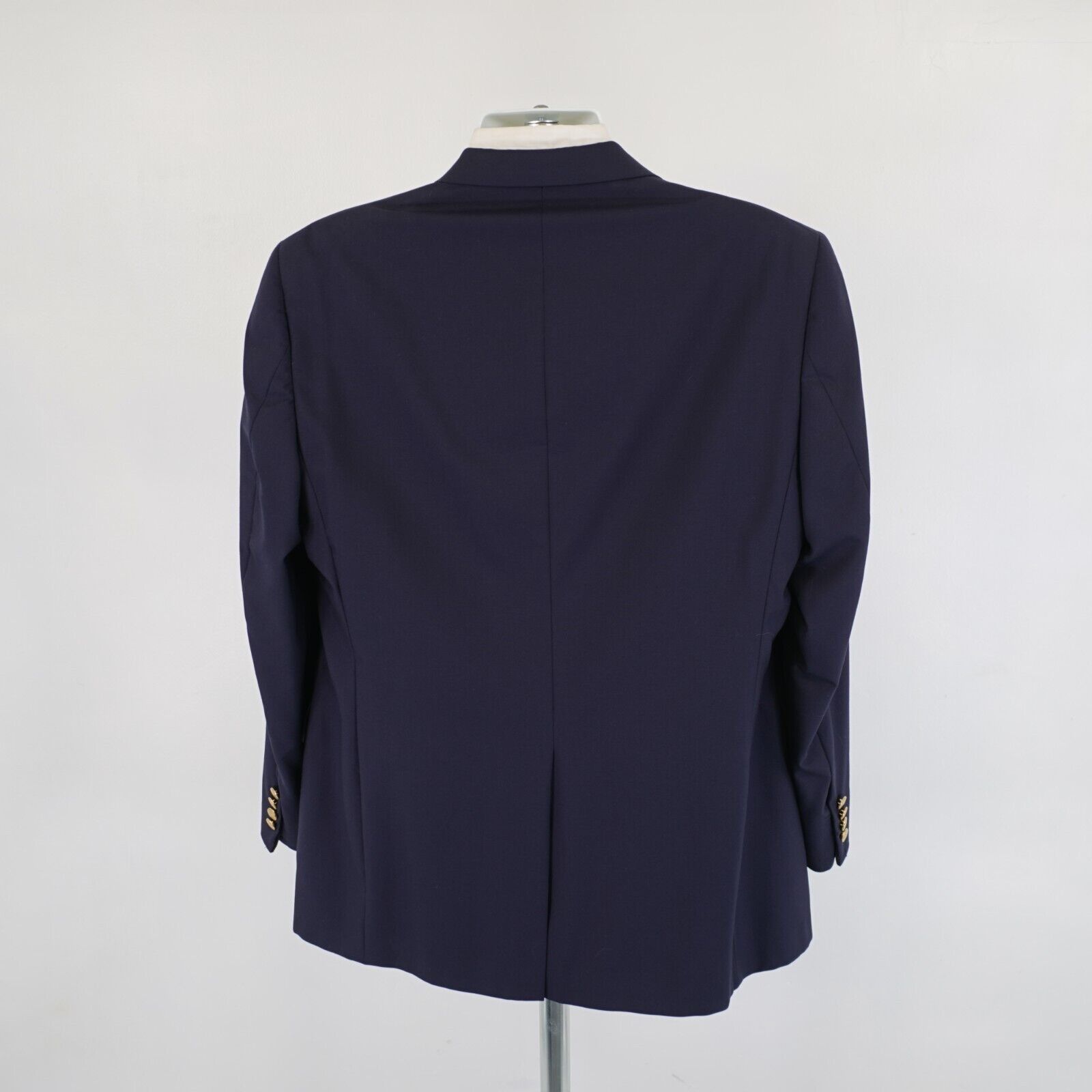Hart Schaffner Marx Hart Schaffner Marx Wool Blue 2 Gold Button Blazer 42R / Sli Size 42R - 7 Thumbnail