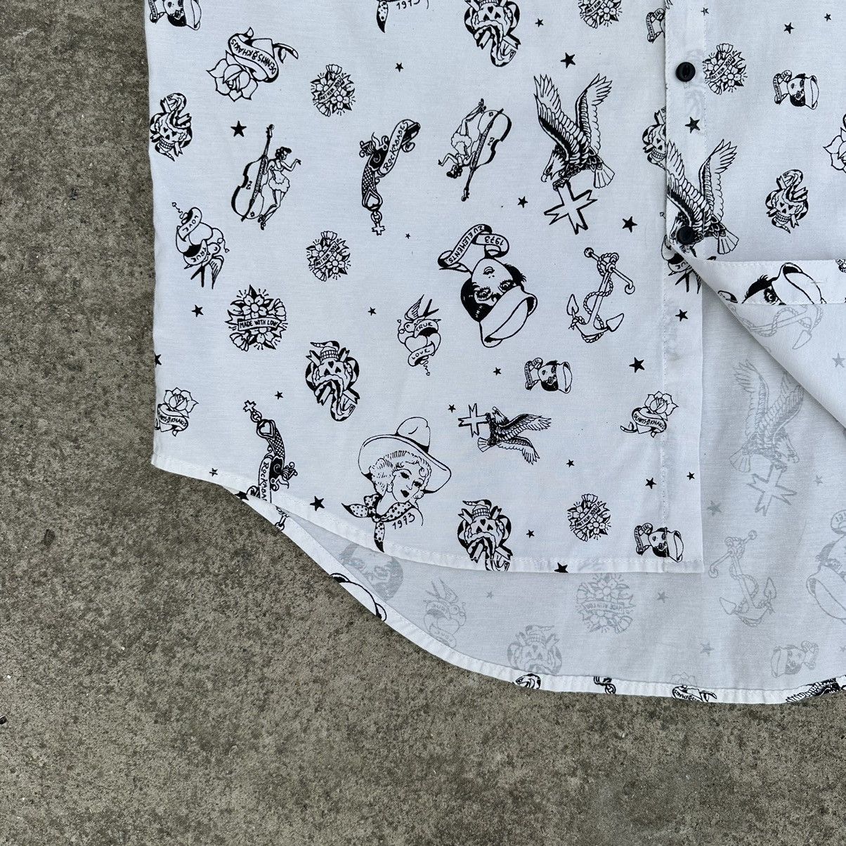 Japanese Brand × Vintage Vintage Japanese Style Shirt Old School Band Street style Size US XXL / EU 58 / 5 - 6 Thumbnail