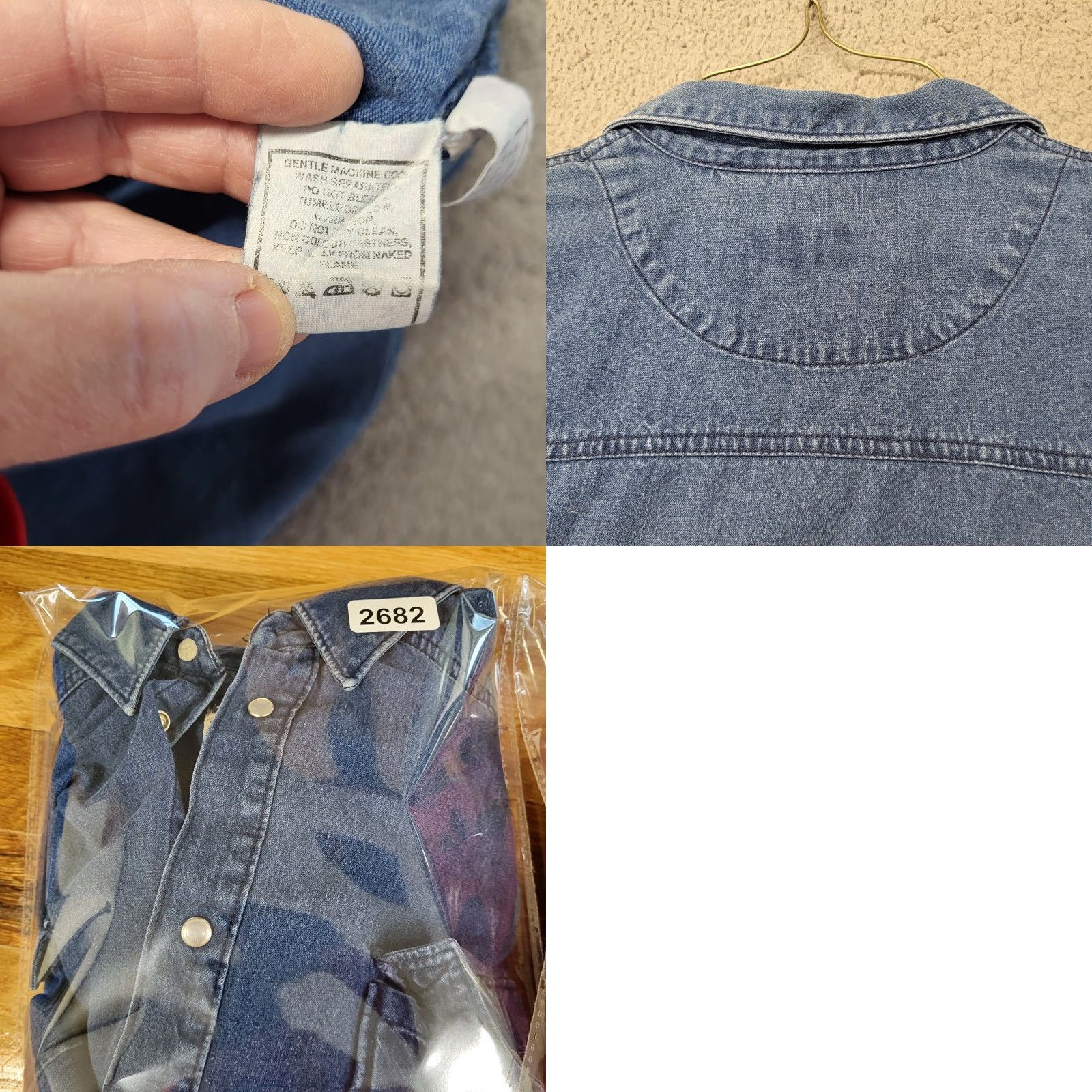 Pepe Jeans VINTAGE Pepe Jeans Shirt Men’s Size S Denim Pearl Snap Long Sleeve Cowboy Mens Blue Cowboy Theme Classic Workwear Casual 2000s Size US S / EU 44-46 / 1 - 9 Thumbnail