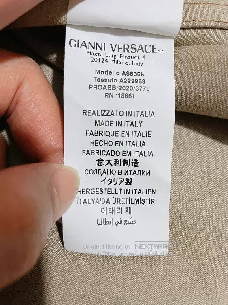 Versace Versace Swirl pattern snakeskin pattern heavy hardware cra Size US L / EU 52-54 / 3 - 8 Thumbnail