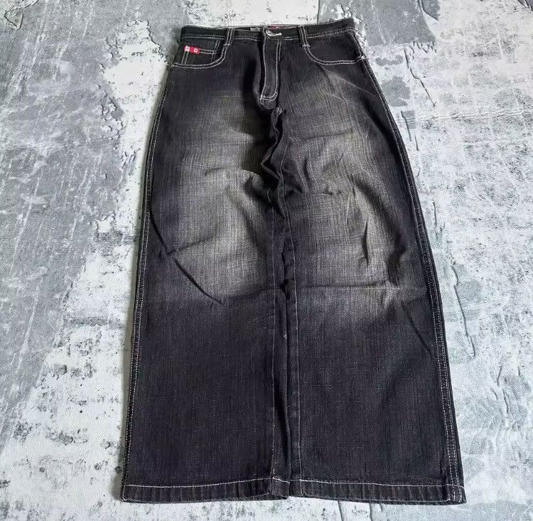 Other Vintage Black Denim Maxi Skirt 🖤 Size 29" - 1 Thumbnail