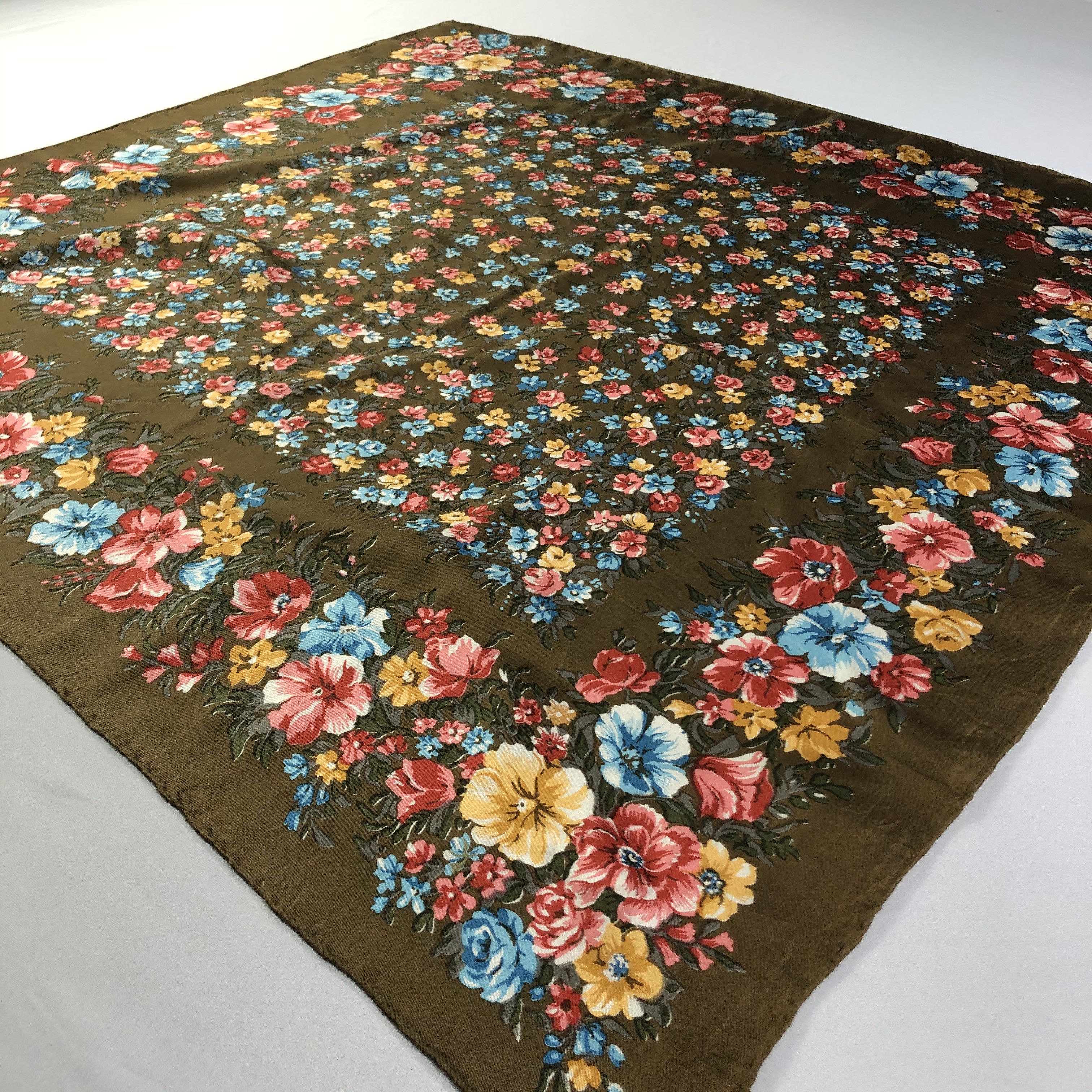 Vintage Vintage Silk Scarf Size ONE SIZE - 3 Thumbnail