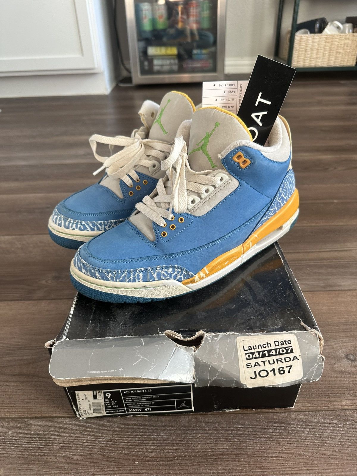 Jordan Brand Jordan 2007 OG Retro 3 Do The Right Thing Rare Air LS Size 9 Size US 9 / EU 42 - 1 Thumbnail