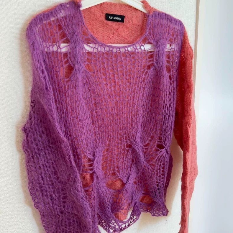 Raf Simons Raf Simons Hollow knit sweater-2505 Size US S / EU 44-46 / 1 - 4 Thumbnail