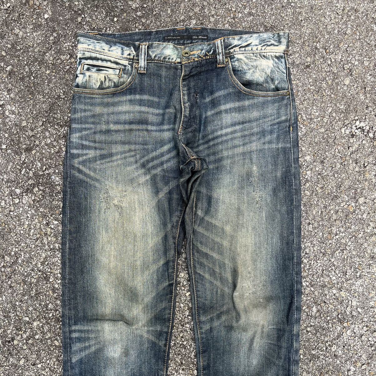 Issey Miyake TETE HOMME Denim Issey Miyake Slim Jeans Mud wash Rusty Pant Size US 31 - 3 Thumbnail