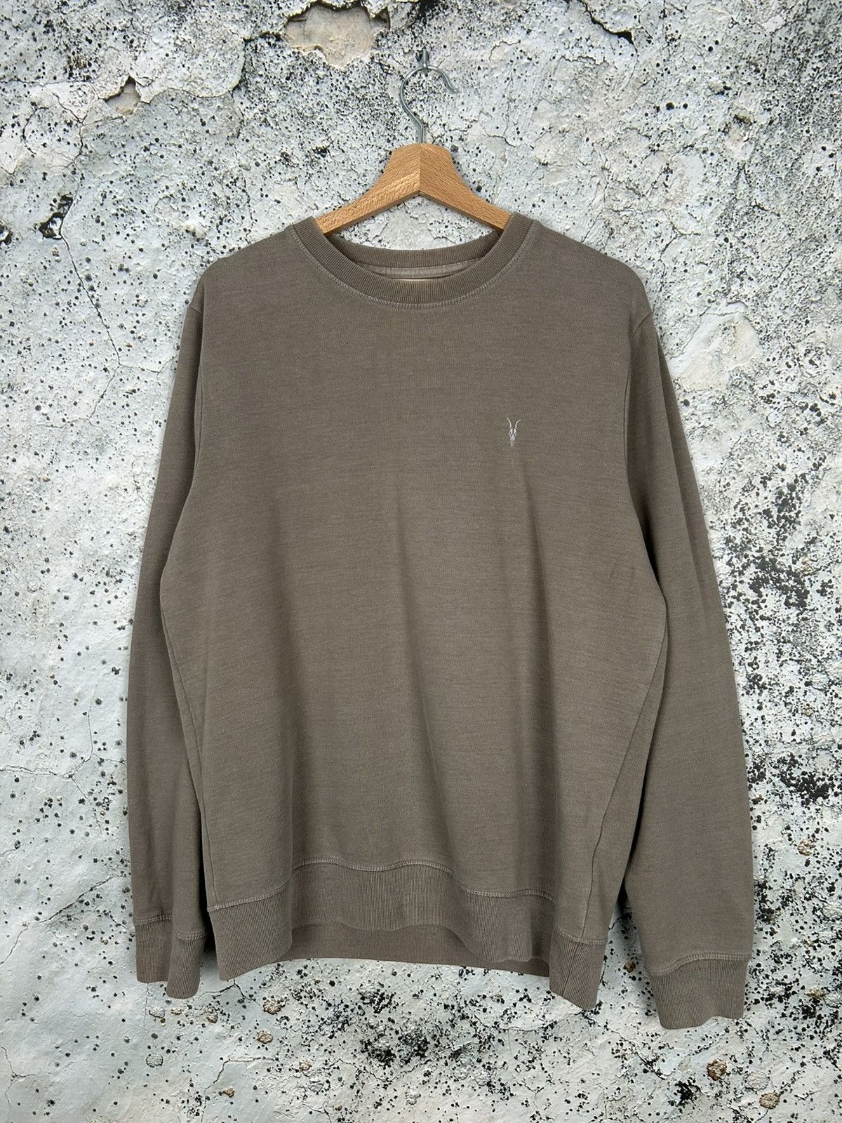 Allsaints Allsaints Brown Sweatshirt Crewneck Streetwear Skate Size US M / EU 48-50 / 2 - 1 Thumbnail
