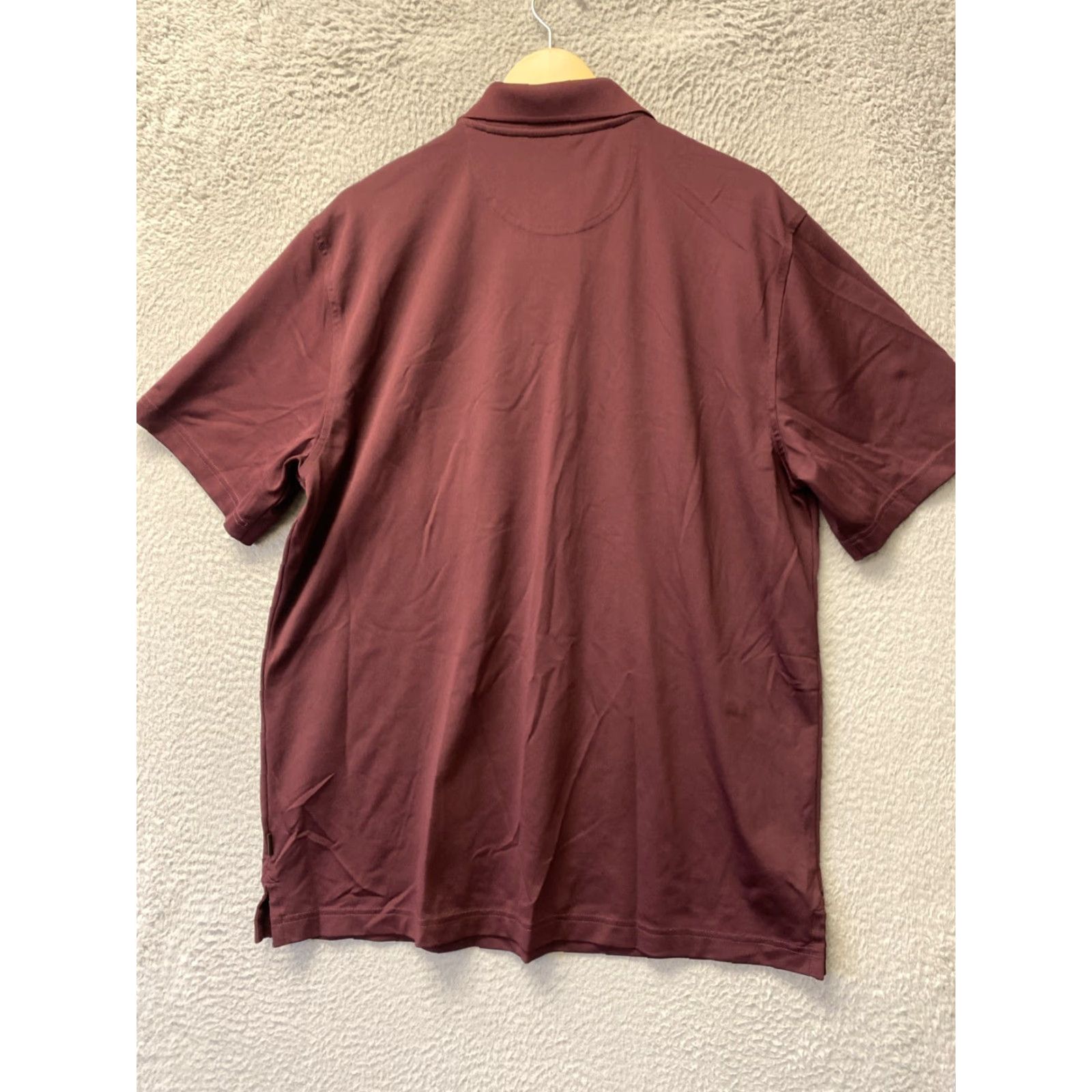 Vintage Greg Norman Play Dry Polo Mens Large Maroon NWOT Size US L / EU 52-54 / 3 - 7 Thumbnail