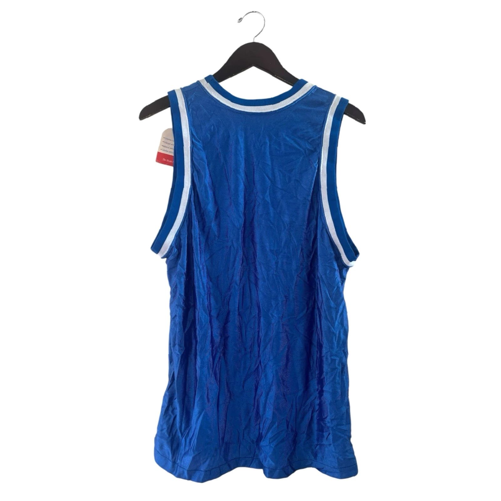 Vintage VINTAGE Dodger Tank Jersey Mens L 90s Blue Nylon Athletic Basketball NOS NWT USA made Size US L / EU 52-54 / 3 - 6 Thumbnail