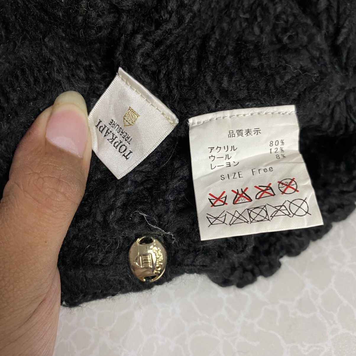 Japanese Brand × Vintage 2000s y2k topkapi treasure knitted cap Size ONE SIZE - 5 Thumbnail