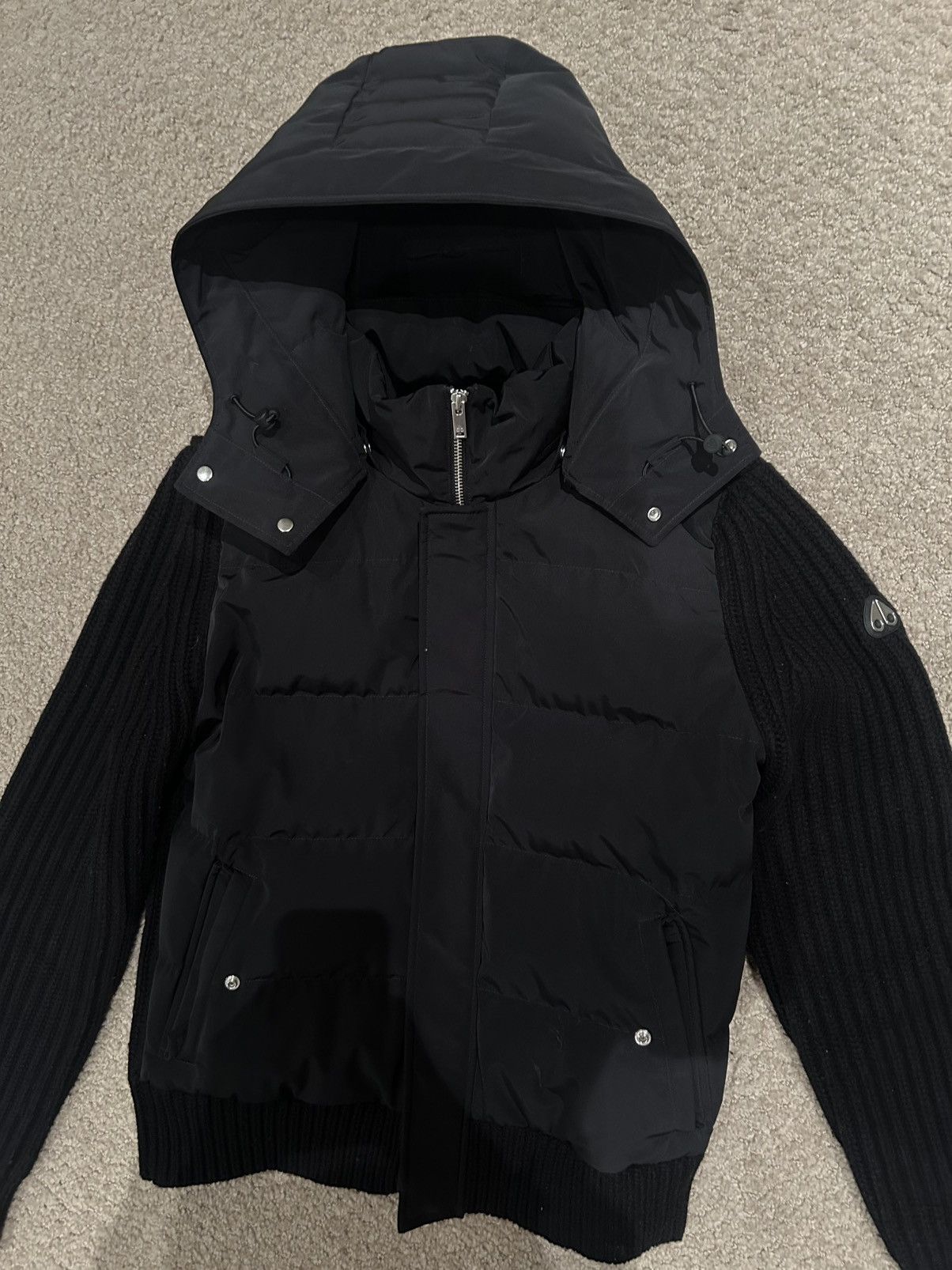 Moose Knuckles Moose knuckles Maple Hybrid Mixed-Media Bomber Jacket Size US M / EU 48-50 / 2 - 3 Thumbnail
