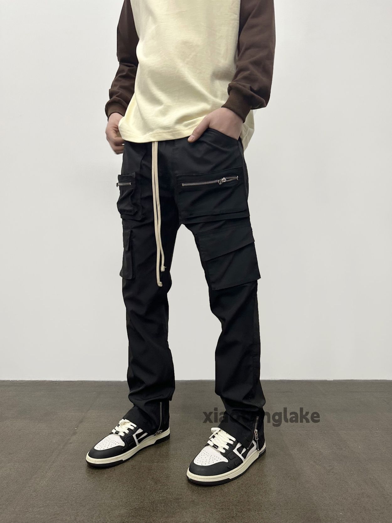 Designer × Japanese Brand × Vintage zipper punk grunge bootcut utility tactical pants Size US 32 / EU 48 - 7 Thumbnail