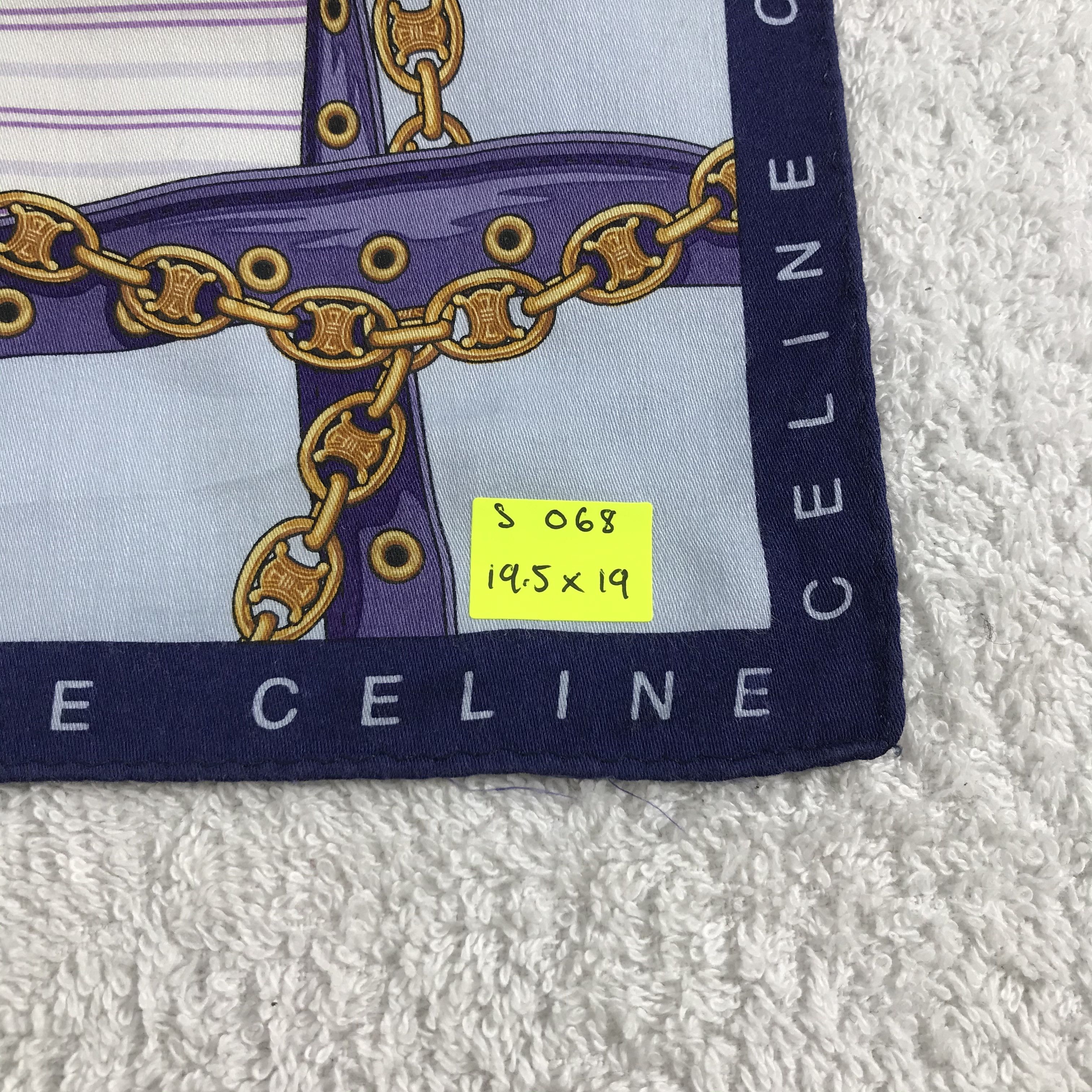Celine × Vintage Celine Neckerchief / Bandana / Handkerchief Size ONE SIZE - 5 Thumbnail