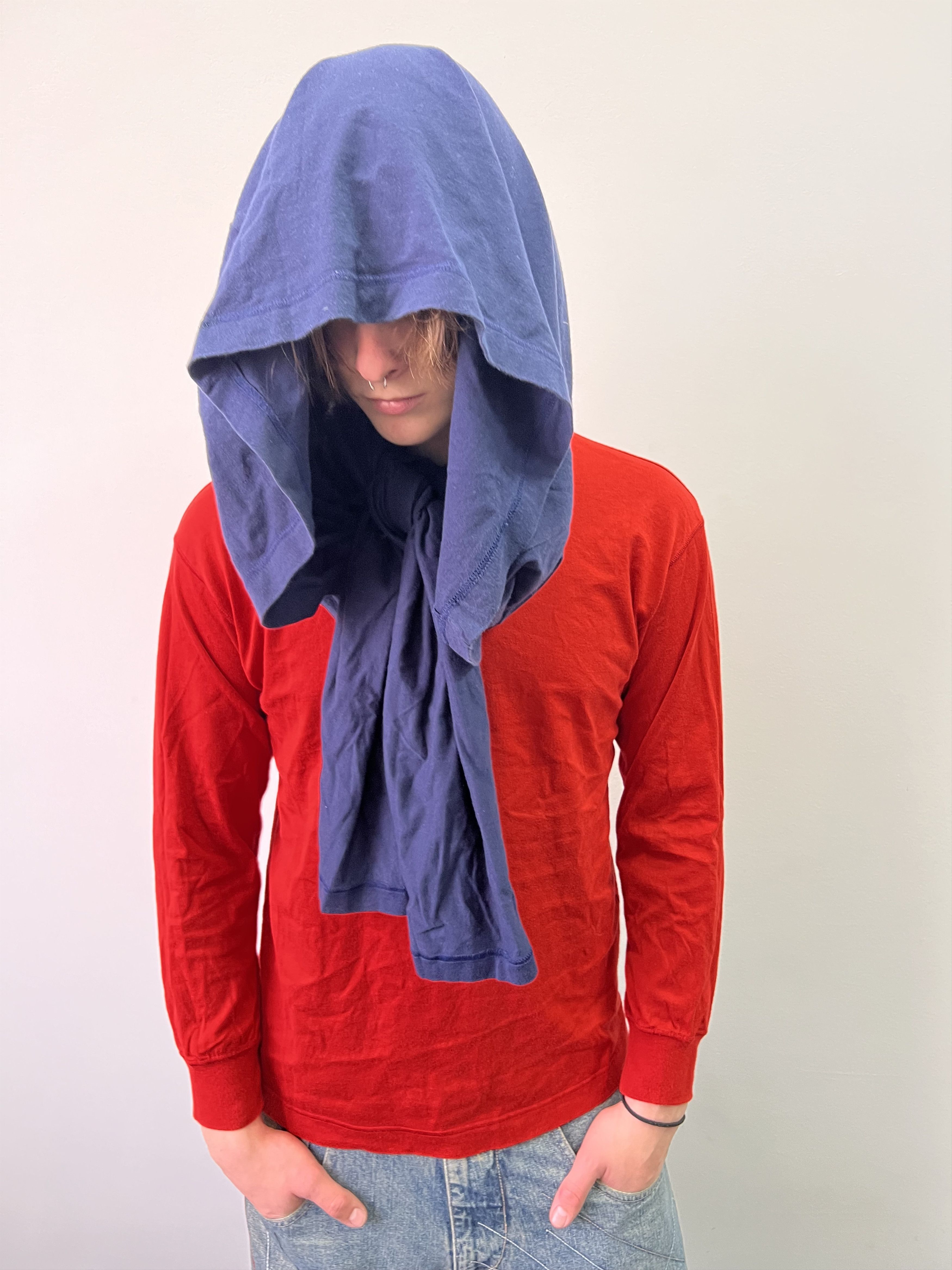 Comme des Garcons Homme Plus Archive 1990 Comme Des Garçons 2 layered long sleeve Size US M / EU 48-50 / 2 - 2 Thumbnail