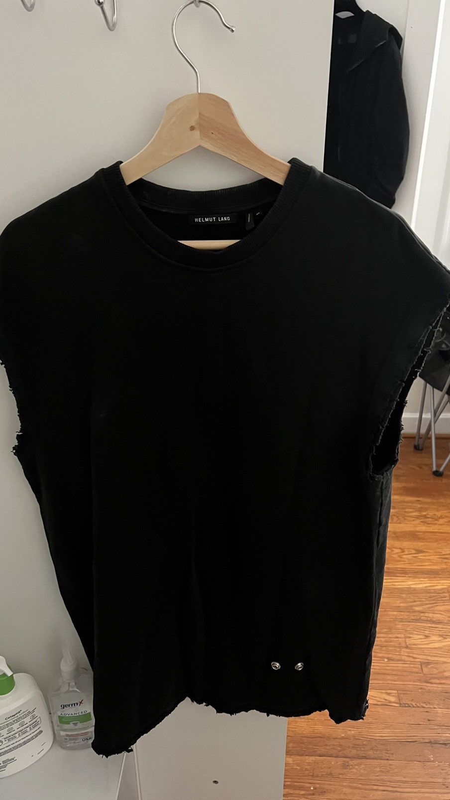 image of Helmut Lang Tank Top in Black, Men's (Size Medium)