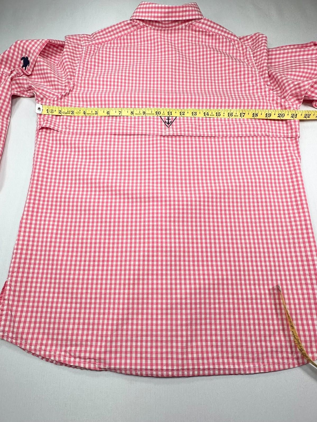 Other Simply Southern Collection Checked Button Down Red Men's S Size US S / EU 44-46 / 1 - 4 Thumbnail