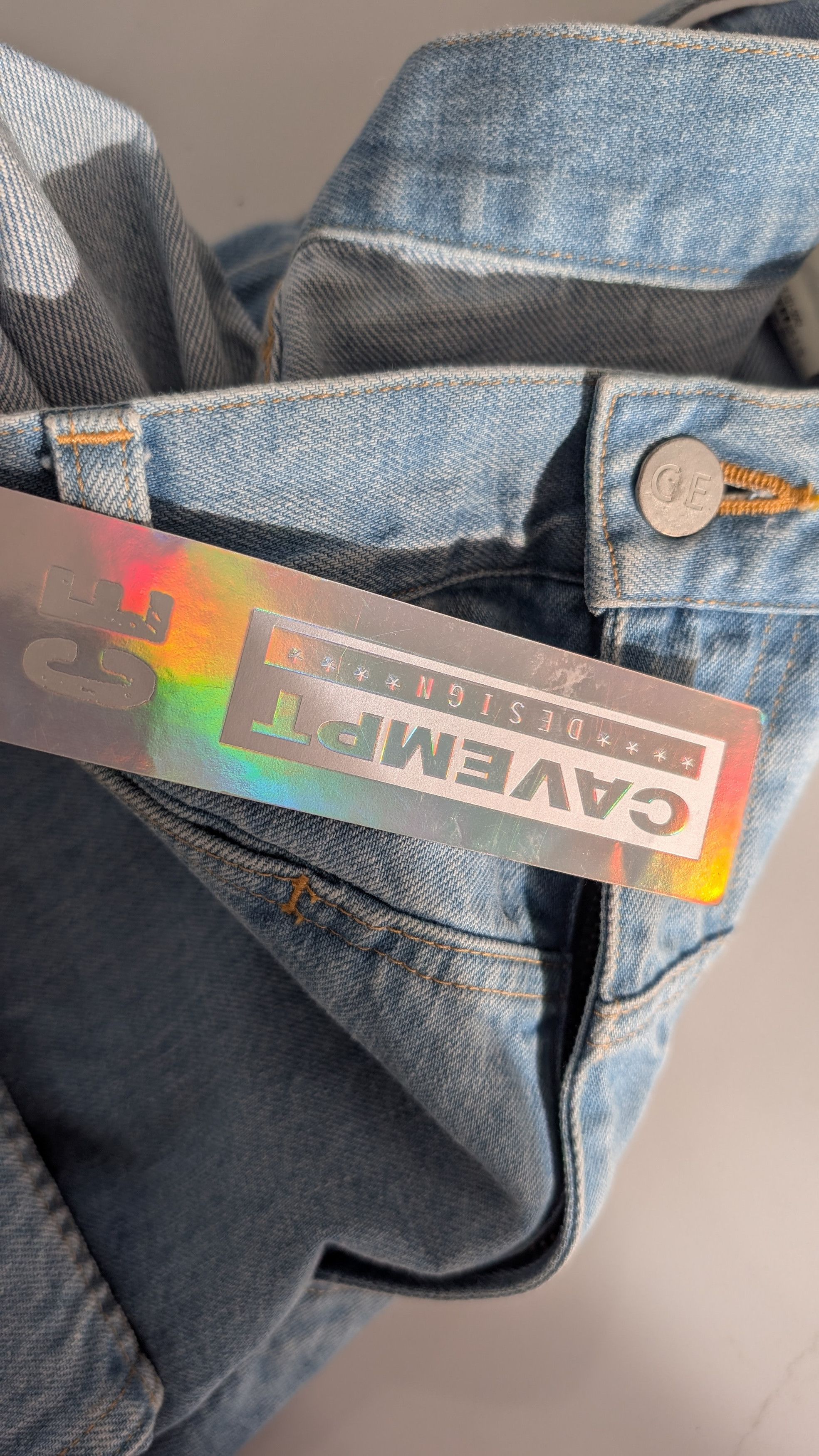 Cav Empt Cav Empt C.E Slit Design Stone Washed Size 30 Size US 30 / EU 46 - 11 Thumbnail