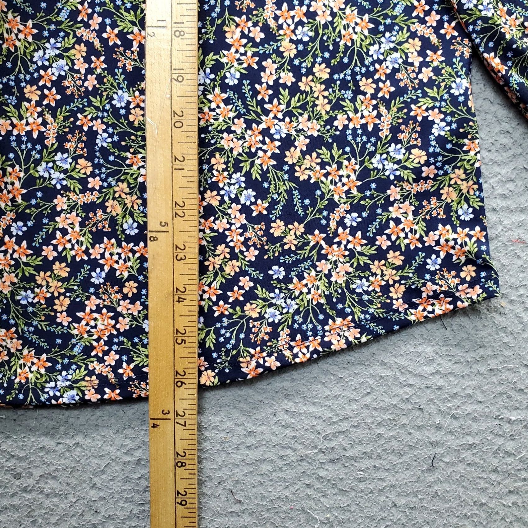 Vince Camuto Vince Camuto Blouse Womens Size L Multicolor Floral Balloon Sleeve Pullover Top Size L / US 10 / IT 46 - 3 Thumbnail