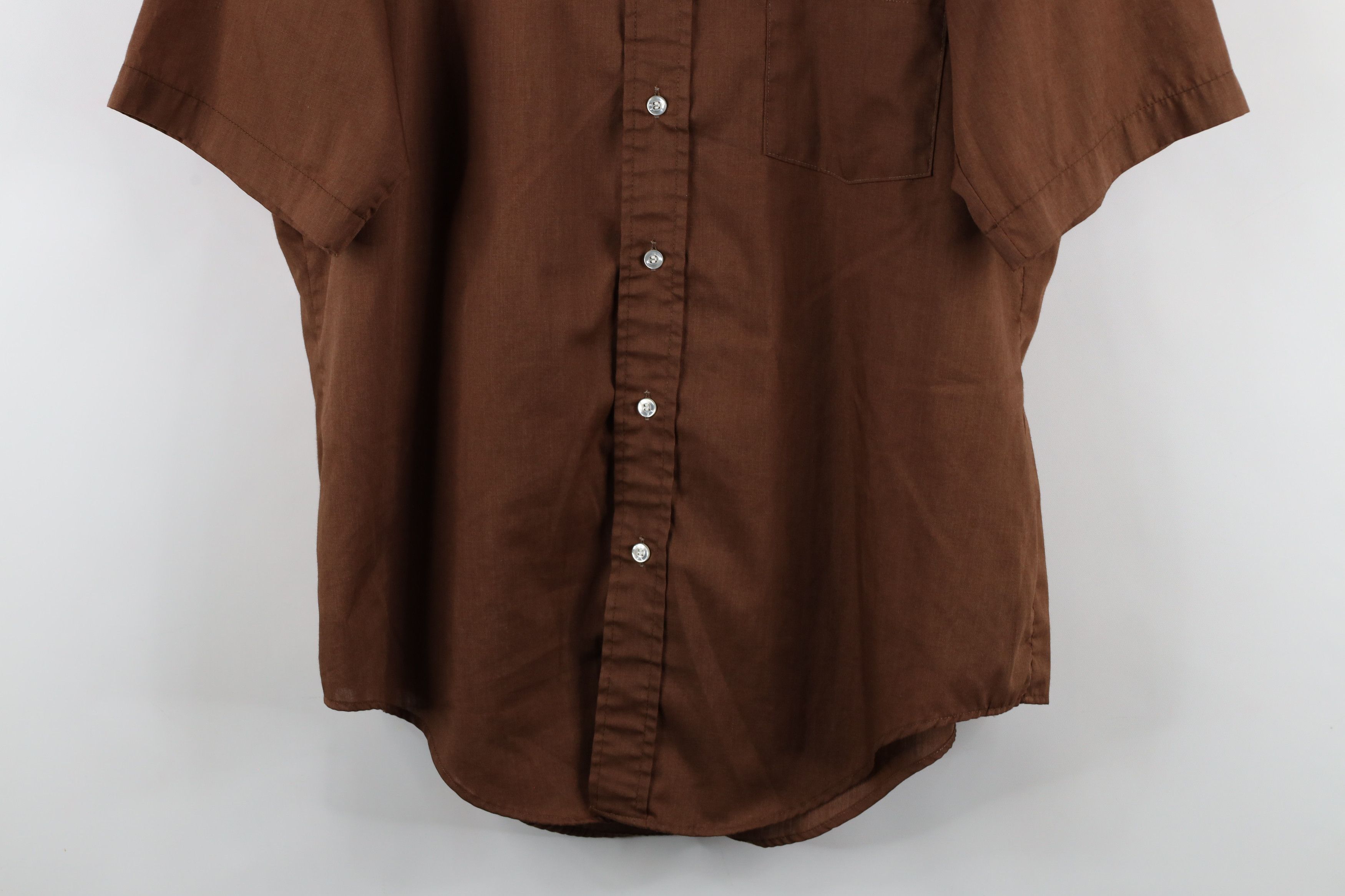 Vintage Vintage 70s Streetwear Short Sleeve Collared Button Shirt Size US XL / EU 56 / 4 - 3 Thumbnail
