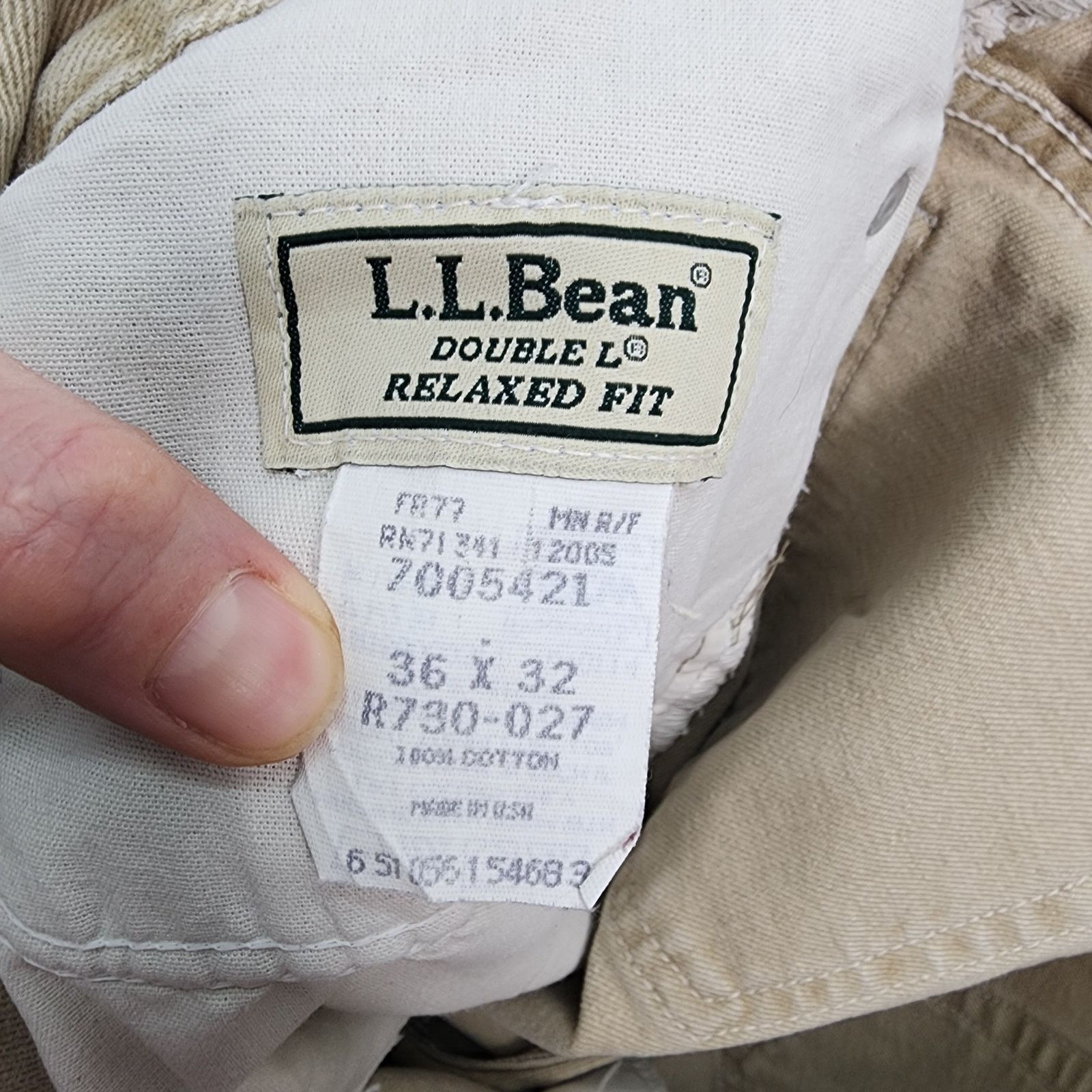 L.L. Bean L.L. Bean Men's Double L Relaxed Fit Cotton Jeans Size US 36 / EU 52 - 4 Thumbnail